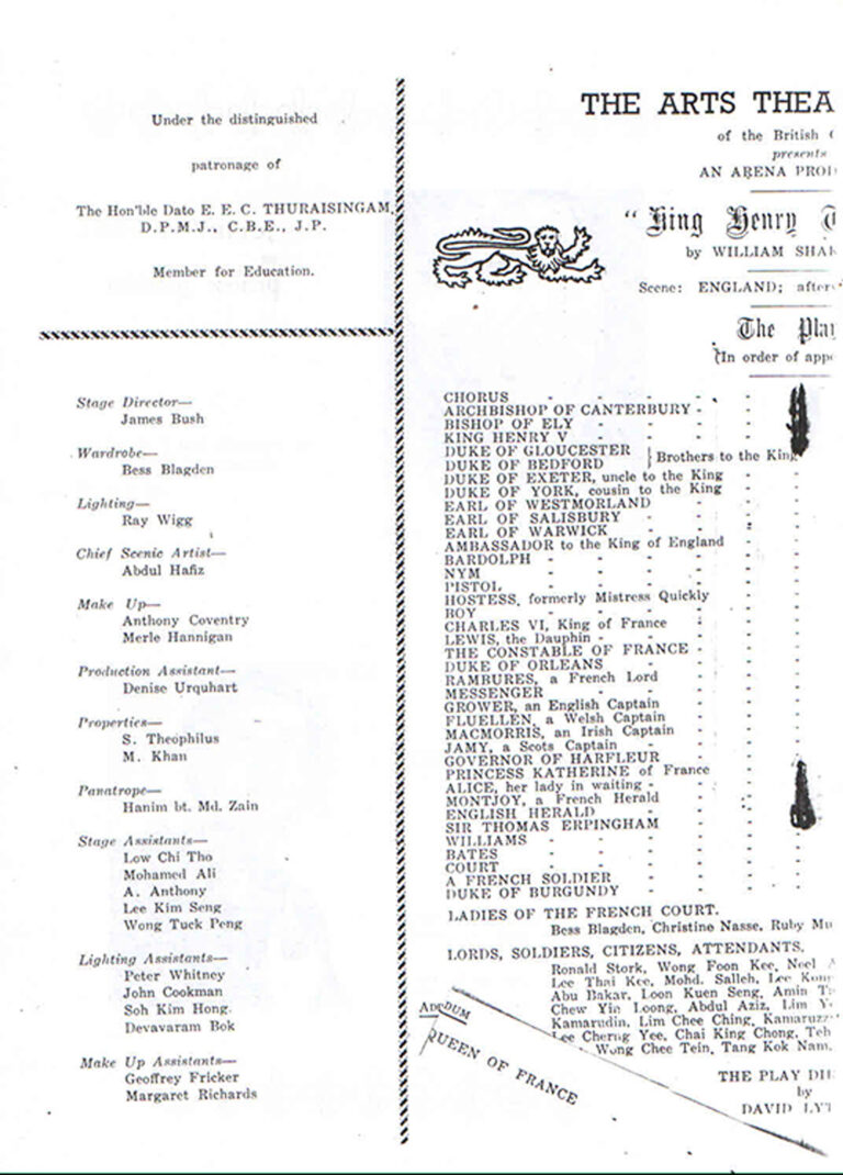 1952, King Henry The Fifth: Credits 1