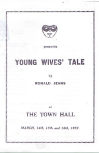 1957, Young Wives Tale: Programme Cover