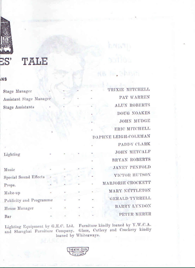 1957, Young Wives Tale: Production Crew