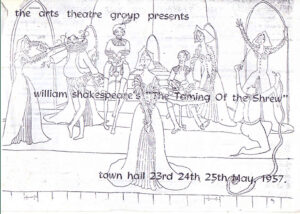 1957, The Taming Of The Shrew: Programme Cover