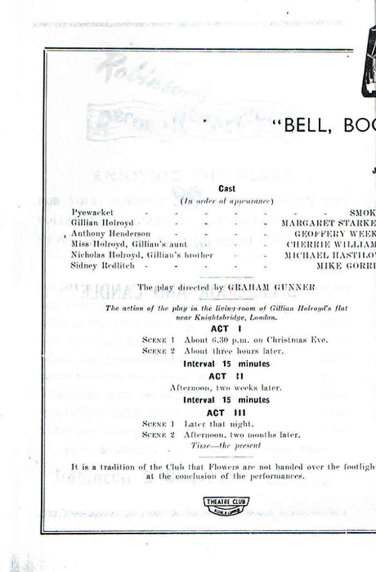 1958, Bell, Book and Candle: Cast