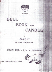 1958, Bell, Book and Candle: Programme Cover