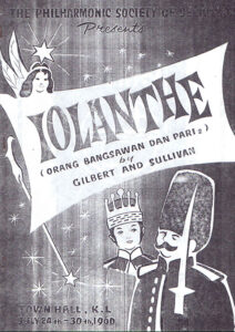 1960, Iolanthe: Programme Cover
