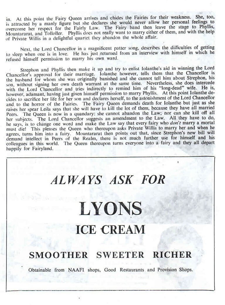 1960, Iolanthe: Synopsis 2