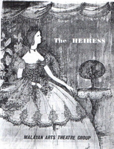 1963, The Heiress: Programme Cover