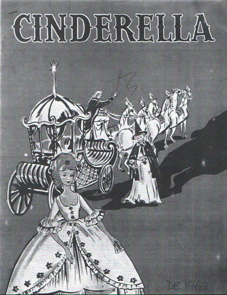 1963, Cinderella: Programme Cover