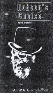 1965, Hobson's Choice: Programme Cover