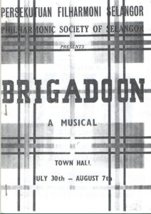 1965, Brigadoon: Programme Cover