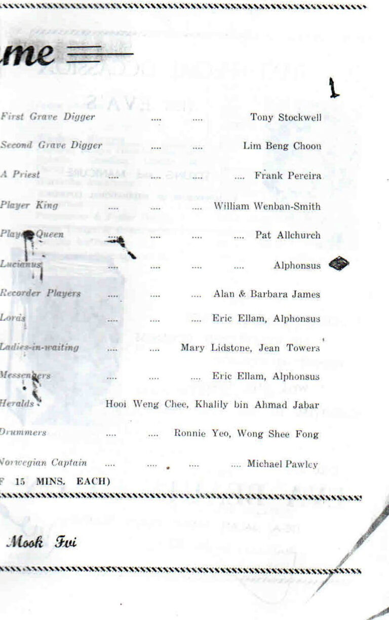 1965, Hamlet: Cast 2