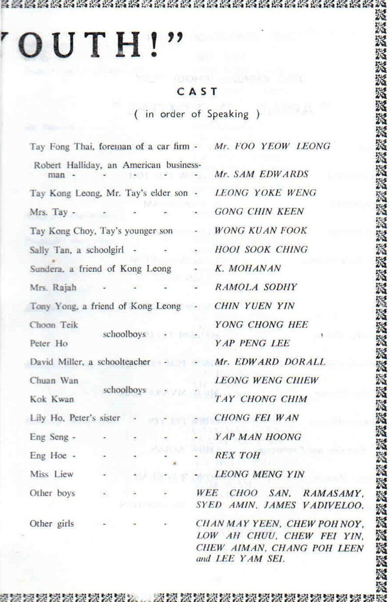 1966: Arise O Youth: Cast