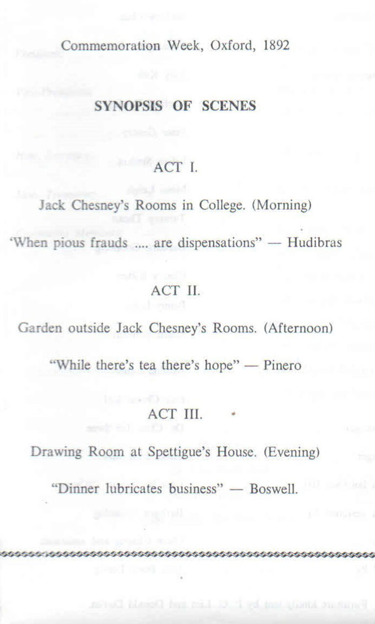 1967, Charley's Aunt: Synopsis