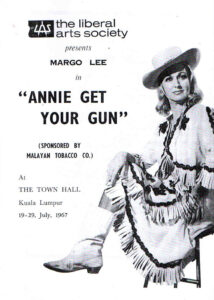 1967, Annie Get Your Gun: Programme Cover