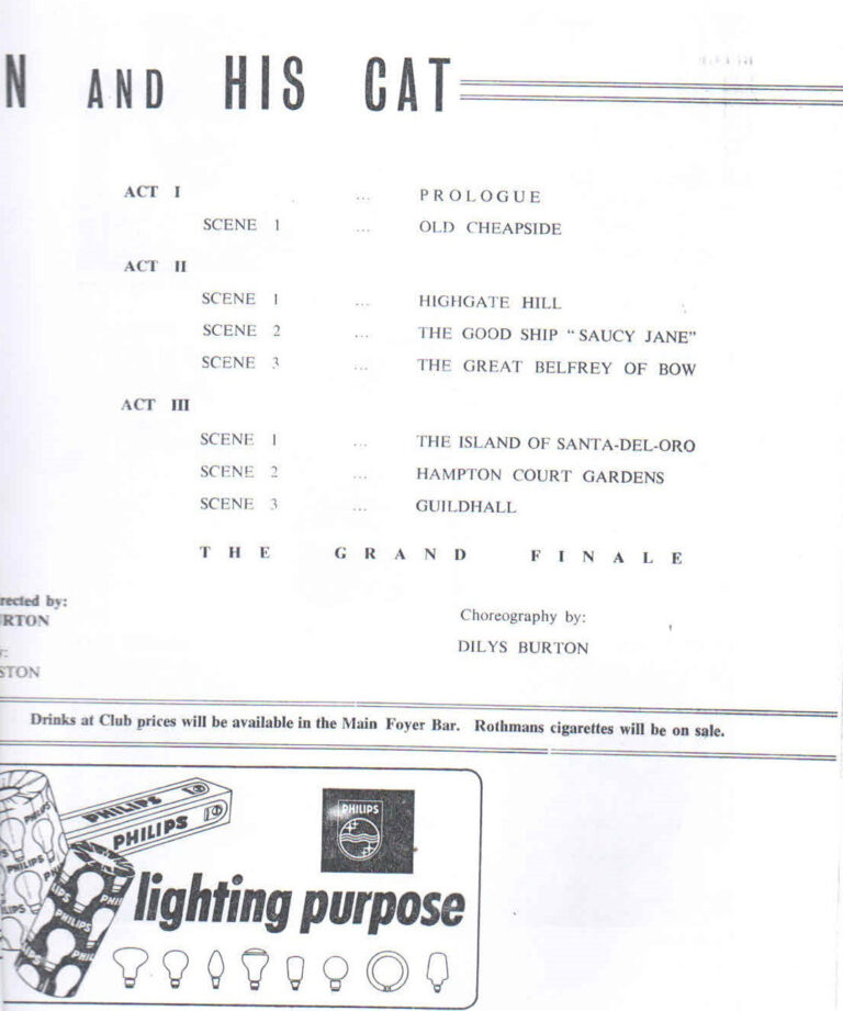 1967, Dick Whittington and His Cat: The Acts