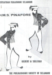 1967, H.M.S. Pinafore: Programme Cover