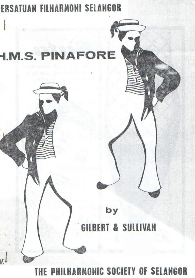 1967, H.M.S. Pinafore: Programme Cover