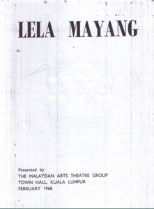 1968, Lela Mayang: Programme Cover