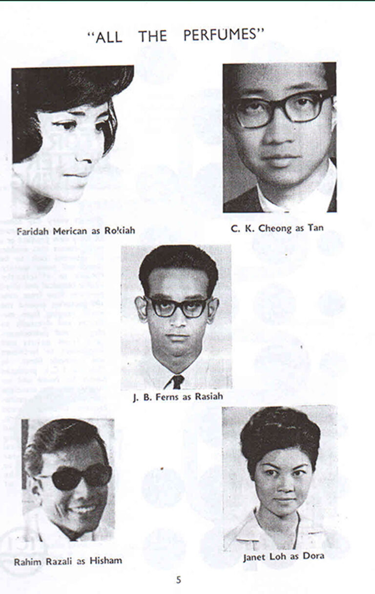 1968, Shadows and Substance:Cast