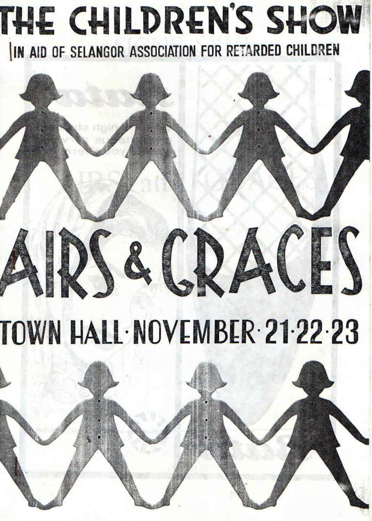 1968, Airs and Graces: Programme Cover