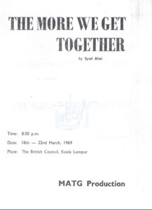 1969, The More We Get Together: Programme Cover
