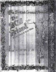 1970, The Boy Friend: Programme Cover