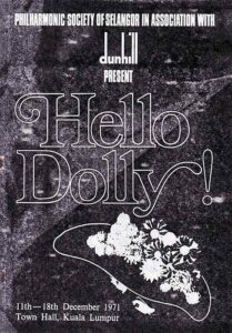 1971, Hello Dolly!: Programme Cover