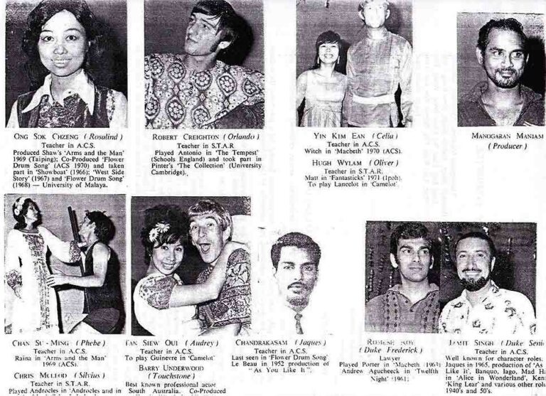 1972, As You Like It: Cast 2