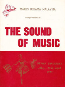 1972, The Sound Of Music: Programme Cover