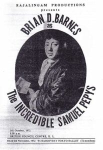 1972, The Incredible Samuel Pepys: Programme Cover