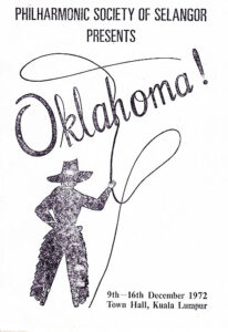 1972, Oklahoma!: Programme Cover