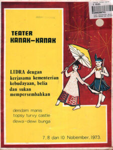 1973, Teater Kanak-Kanak: Programme Cover