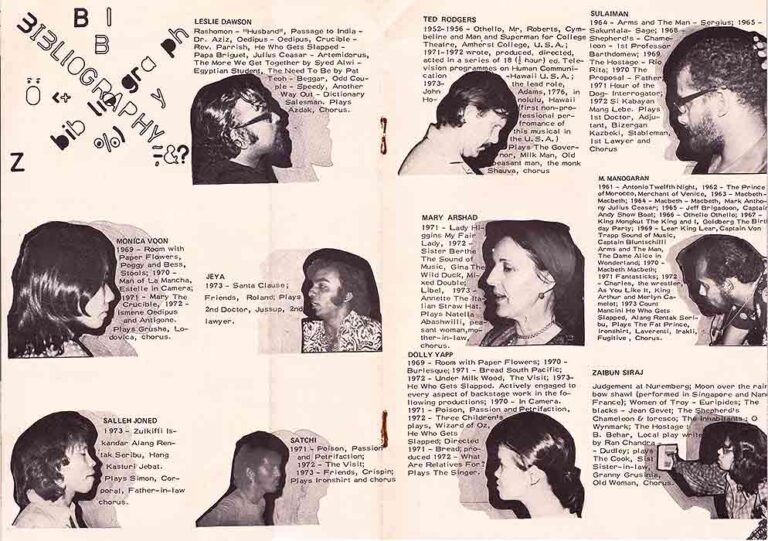 1974, The Caucasian Chalk Circle: Bios