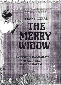 1976, The Merry Widow: Programme Cover