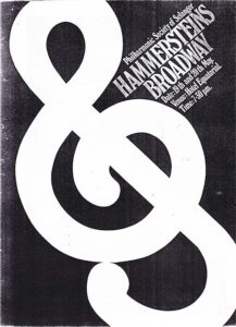 1976, Hammerstein's Broadway: Programme Cover