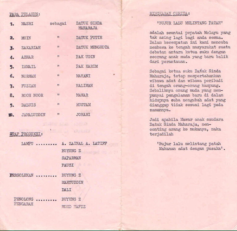 1976, Bujur Lalu Melintang Patah: Synopsis
