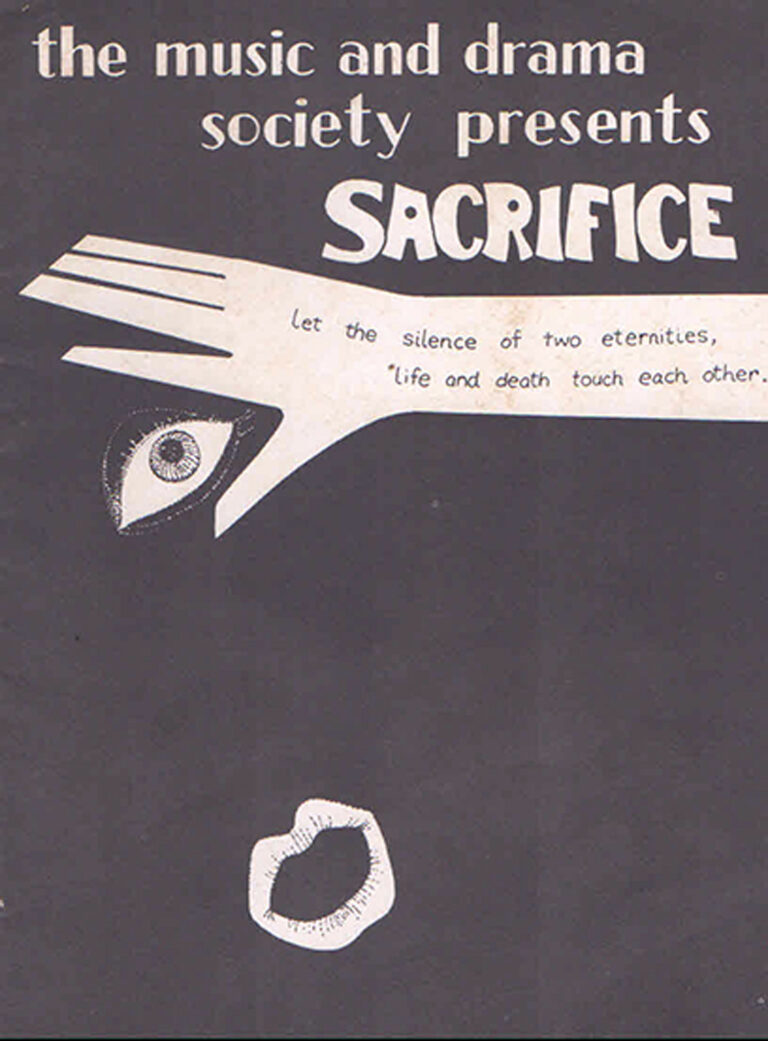 1978, Sacrifice: Programme Cover