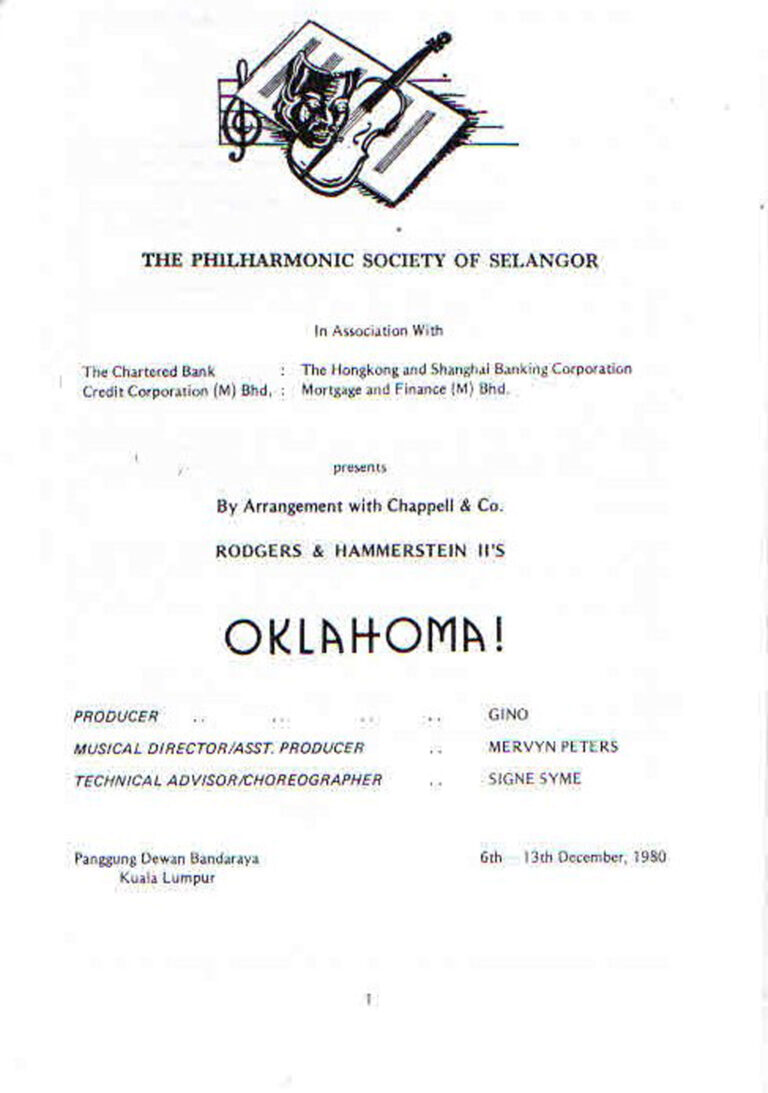 1980, Oklahoma!: Performance Details