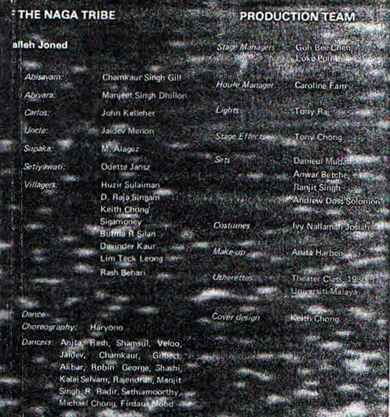 1981, The Struggle of The Naga Tribe: Production Team