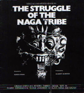 1981, The Struggle of The Naga Tribe: Programme Cover
