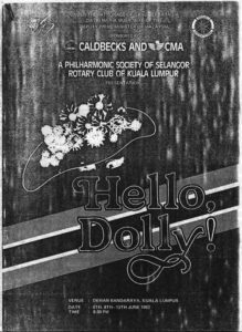 1982, Hello, Dolly!: Programme Cover