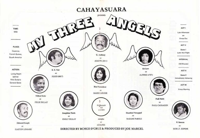 1983, My Three Angels: Cast