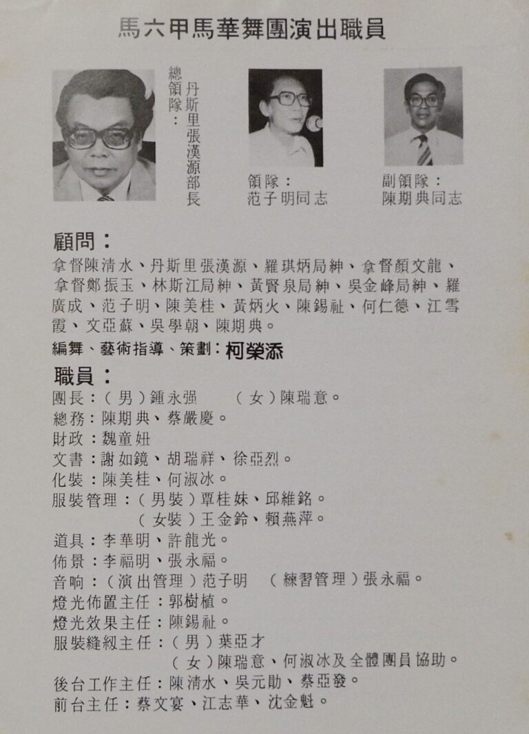 1984 Min Ge Xin Yi Dance Performance Production team