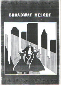 1984, Broadway Melody: Programme Cover
