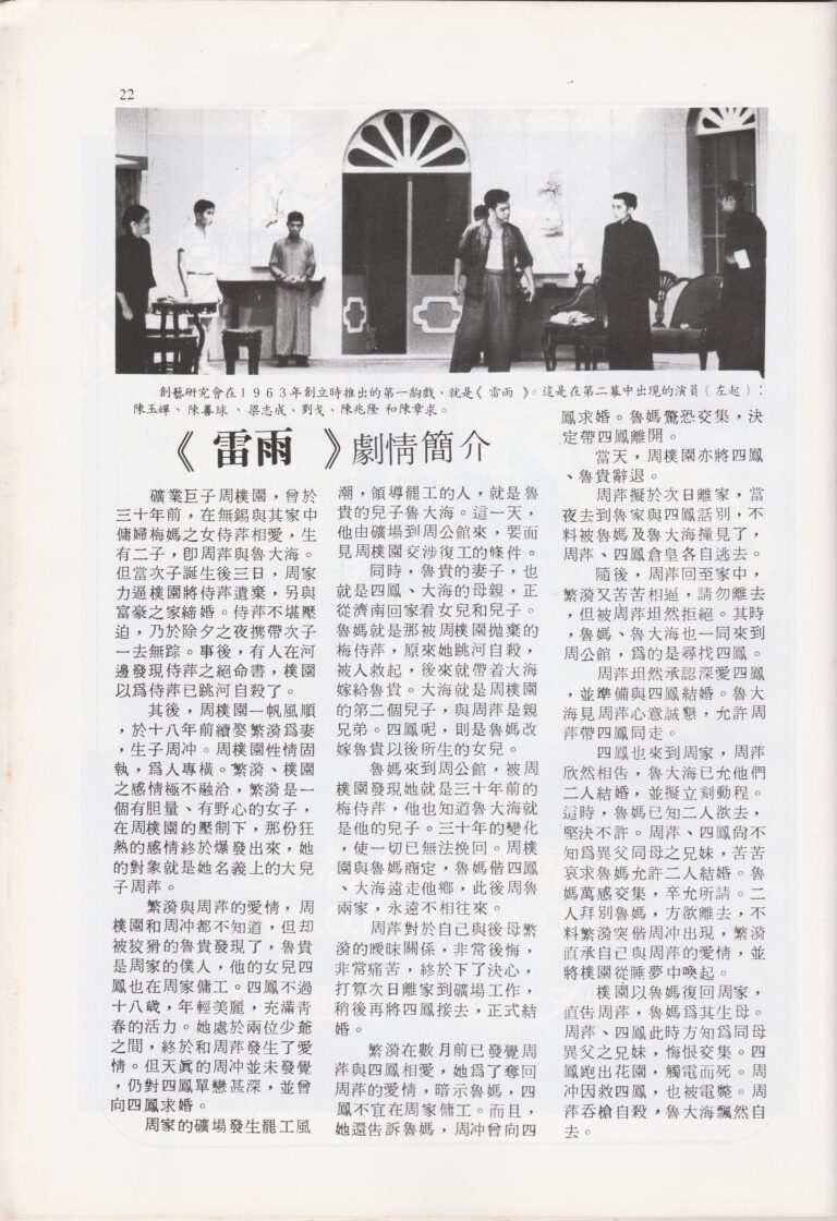 1984 Thunderstorm Program Synopsis