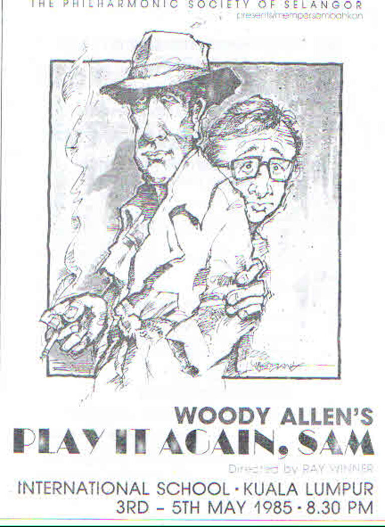 1985, Play It Again, Sam: Programme Cover