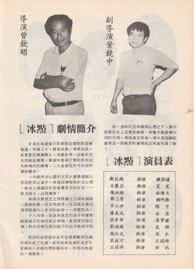 1985 Freezing Point Program Synopsis