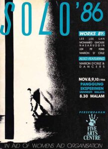 1986, Solo '86: Programme Cover