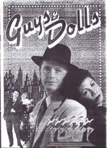 1987, Guys & Dolls: Programme Cover