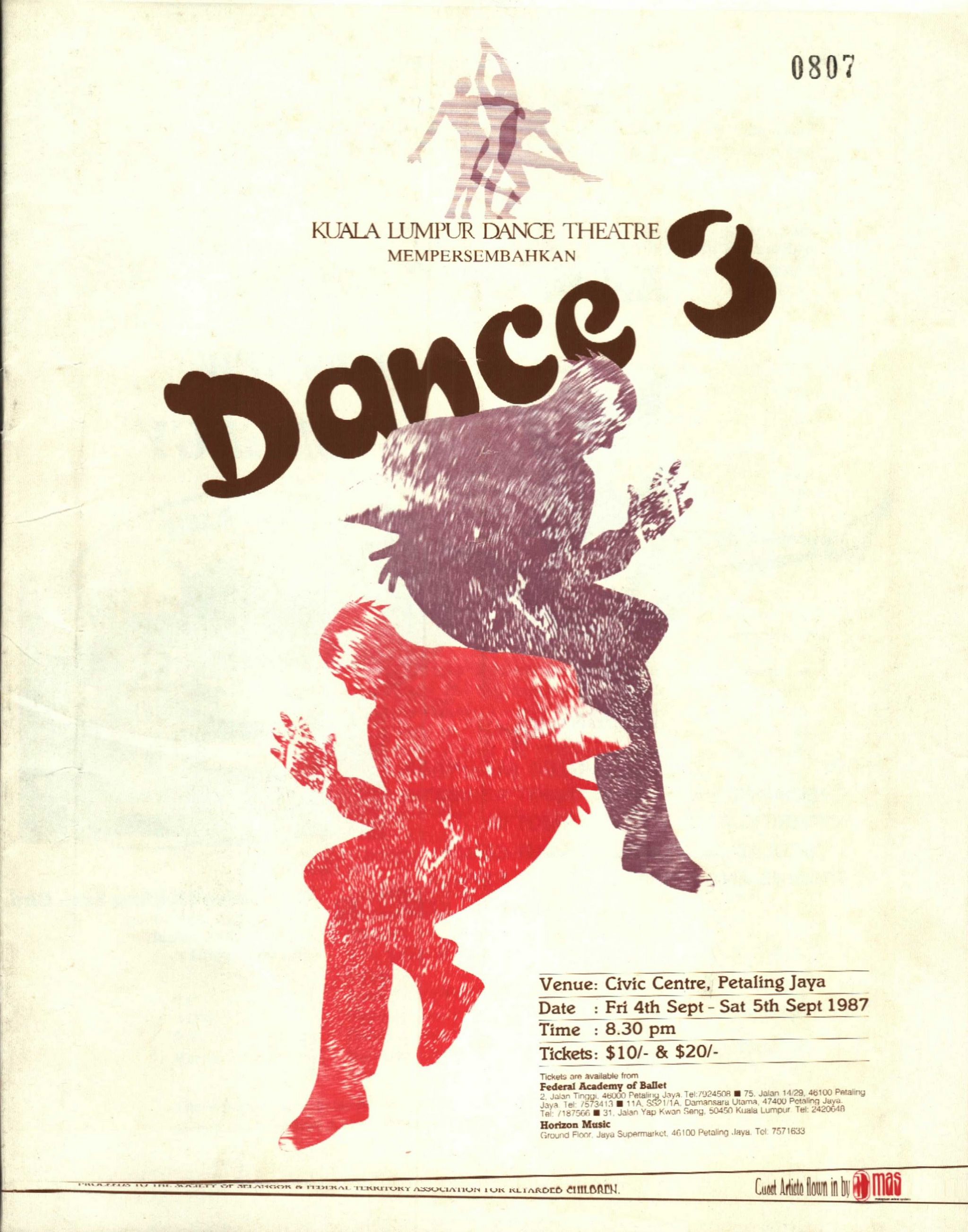 1987 KLDT Dance 3 Cover