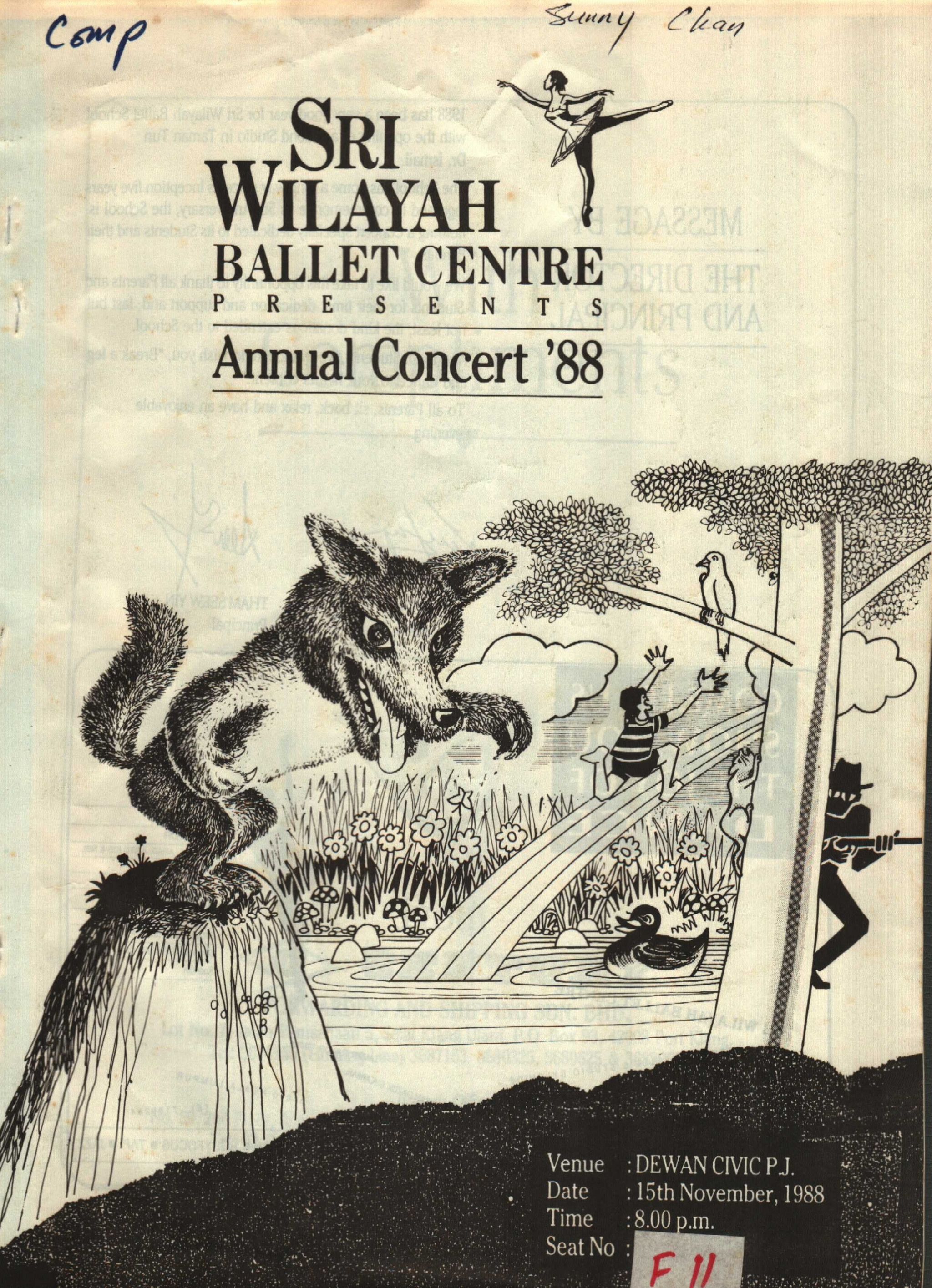 1988 Annual Concert88 Cover