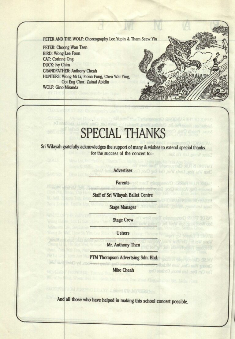 1988 Annual Concert88 Production team